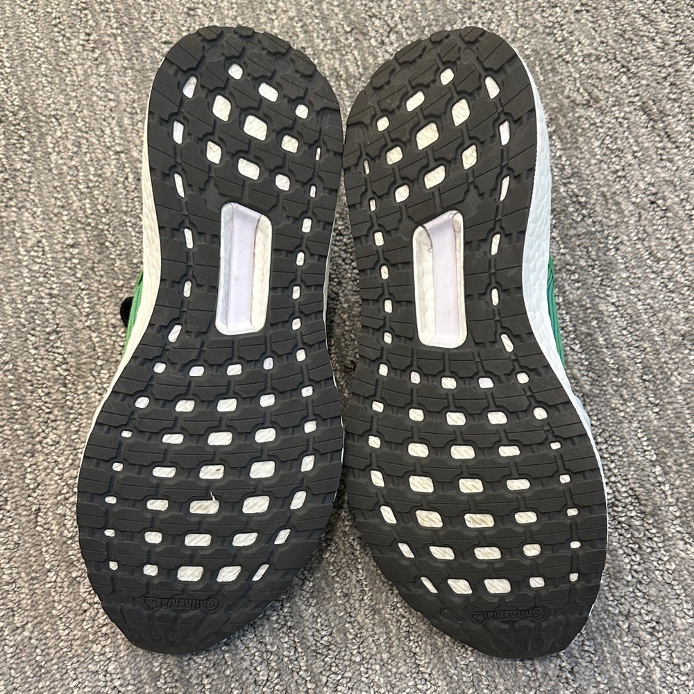adidas X Stella McCartney Green and Blue Ultraboost 20 Knit Athletic Sneakers - Picture 3 of 5